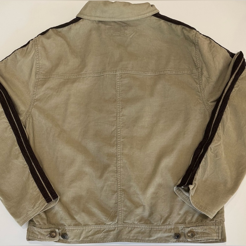 Silverbird Corduroy Track Set Tan Stripe Jacket Pants Womens M - Picture 5 of 12